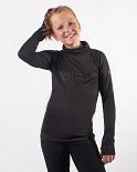 QHP Thermoshirt Diamond Junior Zwart