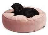 51 Degrees North kussen Velvet rond velour rosa
