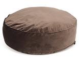 51 Degrees North kussen Velvet rond velour titanium