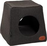 51 Degrees North kattenhuis Herringbone dark grey/black