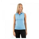 ANKY Sleeveless Polo Shirt Bonnie Blue