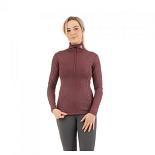 ANKY Pullover Half Zip Tawny Port