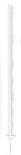 KOLTEC kunststof paal wit 160 cm