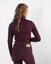 QHP Thermoshirt Diamond dames <br>Wine red