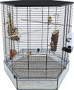 Inter-Zoo vogelkooi Vision Hexo XL zwart