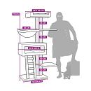 Petrebels Krabmeubel The Rebels Ragdoll 179 Pepper