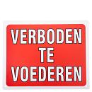 Bord verboden te voederen