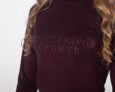 QHP Thermoshirt Diamond dames <br>Wine red