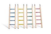 Beeztees Houten ladder, pedicure met 5 treden. 24 cm, assorti.