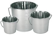 Emmer RVS 5,7 liter