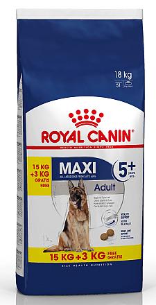 Royal Canin Hondenvoer Maxi Adult 5+ 15 + 3 kg
