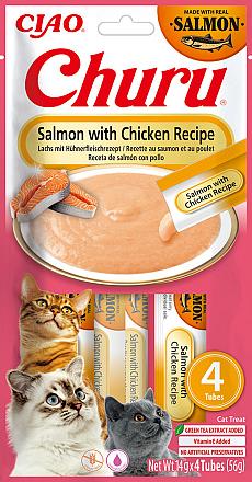 Inaba Churu Salmon & Chicken 4 x 14 gr