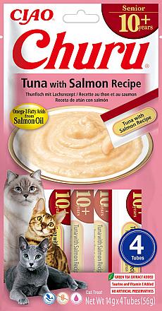 Inaba Churu Senior 10+ Tuna & Salmon 4 x 14 gr