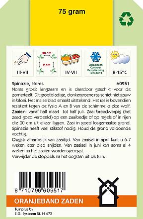 Spinazie Nores 75 gr