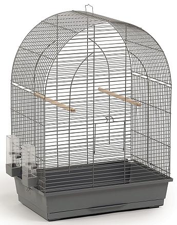 Beeztees vogelkooi Big Lucie grijs