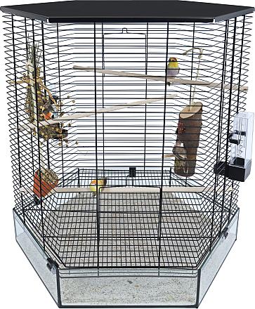 Inter-Zoo vogelkooi Vision Hexo XL zwart
