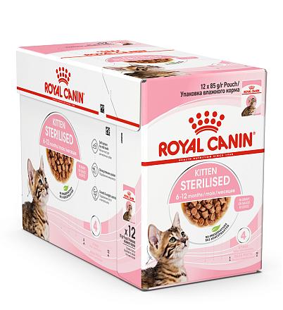 Royal Canin Kattenvoer Kitten Sterilised Gravy 12 x 85 gr