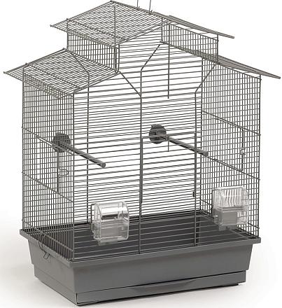 Beeztees vogelkooi Iza 2 Pagode grijs