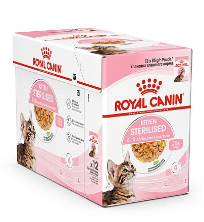 Royal Canin Kattenvoer Kitten Sterilised Jelly <br>12 x 85 gr