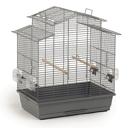 Beeztees vogelkooi Big Iza 3 open grijs
