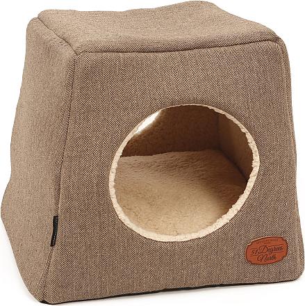 51 Degrees North kattenhuis Herringbone beige