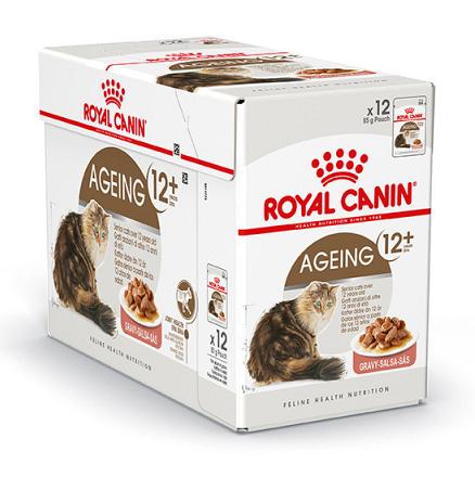 Royal Canin Kattenvoer Ageing 12+ in Gravy <br>12 x 85 gr