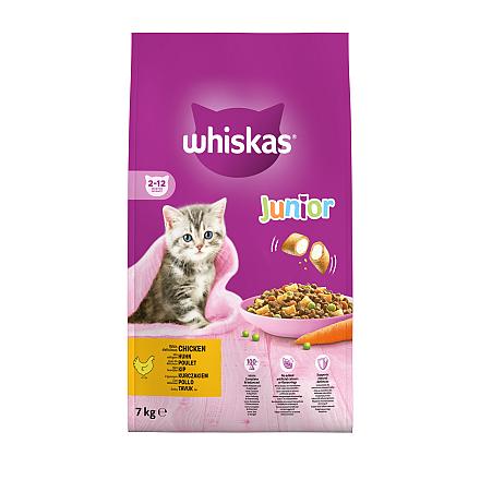 Whiskas Kattenvoer Junior Kip 7 kg