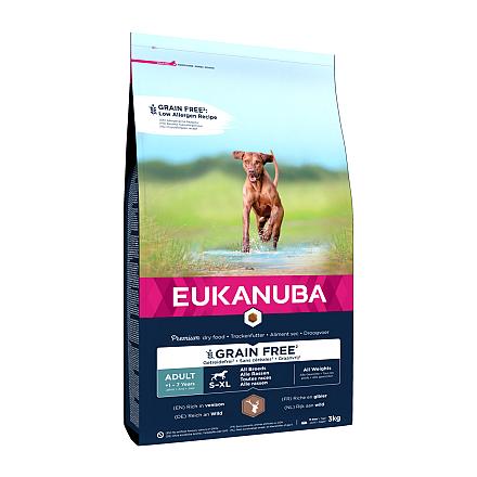 Eukanuba Hondenvoer Adult All Sizes Grainfree Venison 3 kg