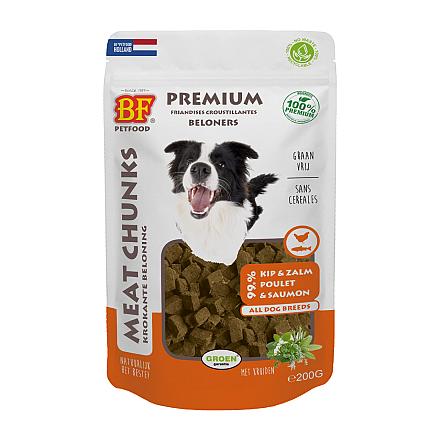 BF Petfood Meat Chunks Kip & Zalm <br>200 gr