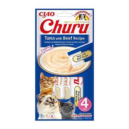Inaba Churu Tuna with Beef 4 x 14 gr