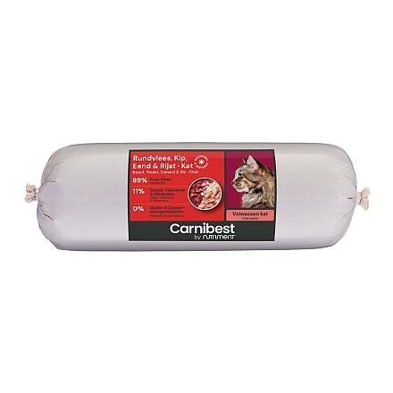 Carnibest Kattenvoer Rundvlees, Kip, Eend & Rijst 1 kg