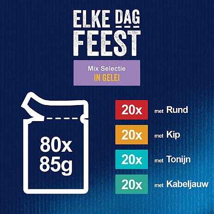 Felix Elke Dag Feest Mix Selectie in Gelei <br>80 x 85 gr