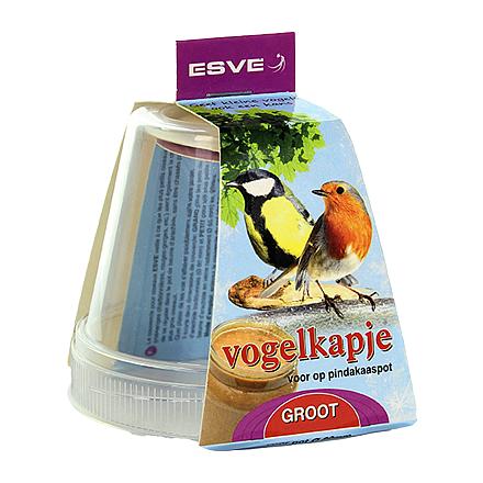 ESVE Vogelkapje voor Pindakaaspot Groot