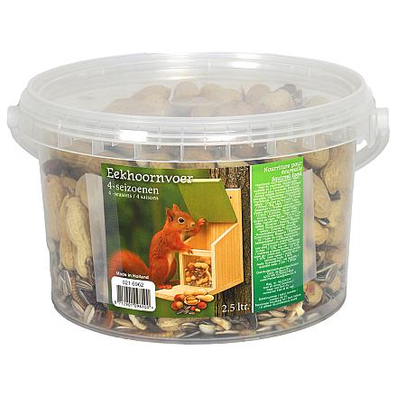 4-Seizoenen Eekhoornvoer 2,5 ltr