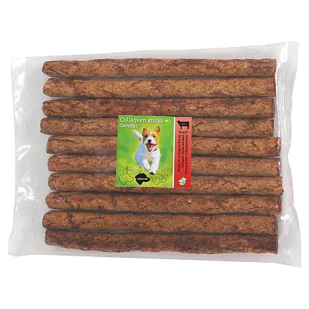 Kauwstaaf Collageen Gerookt 20 mm 25 cm 10 st