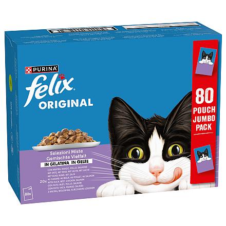 Felix Original Mix Selectie in Gelei<br> 80 x 85 gr