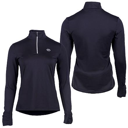 QHP Instant heating shirt Bodil Dames <br>Zwart