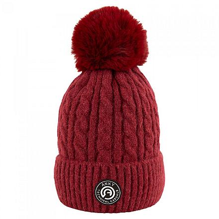 ANKY Pompom Beanie Tawny Port