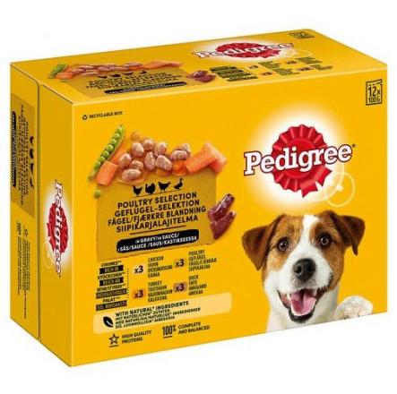 Pedigree hondenvoer Vital Adult Chunks in Gravy 12 x 100 gr