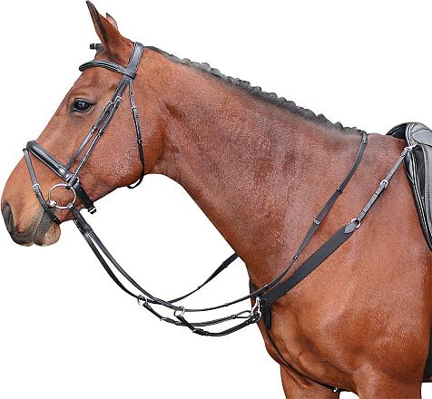 Harry's Horse elastisch voortuig zwart