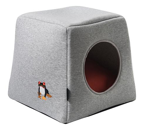 51 Degrees North kattenhuis Color Blocking grey-furr