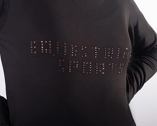 QHP Thermoshirt Diamond Junior Zwart