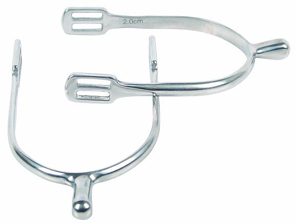 Harry's Horse Sporen knop rvs D30