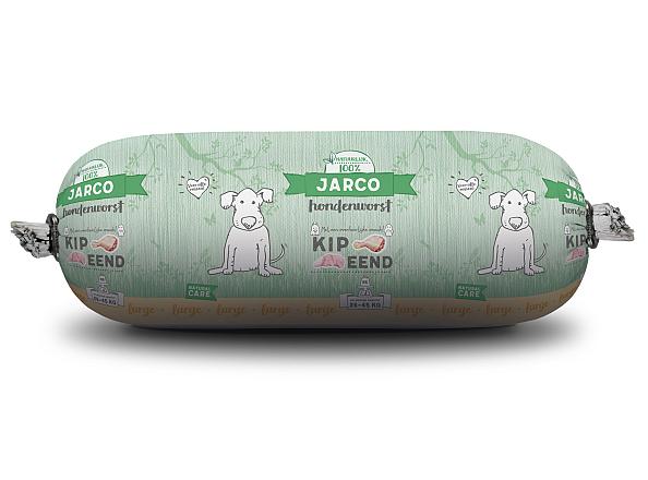 Jarco hondenworst Large Kip/Eend 600 gr