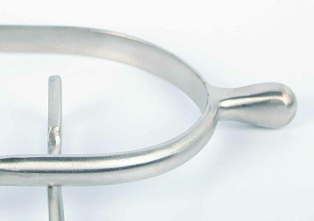 Harry's Horse Sporen knop rvs brushed H40