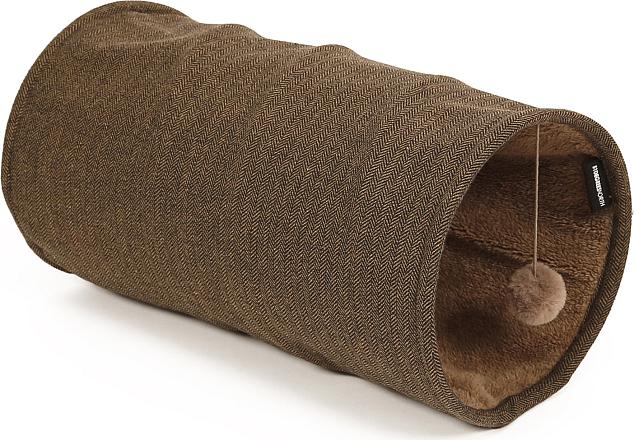 51 Degrees North kattentunnel Herringbone brown/black