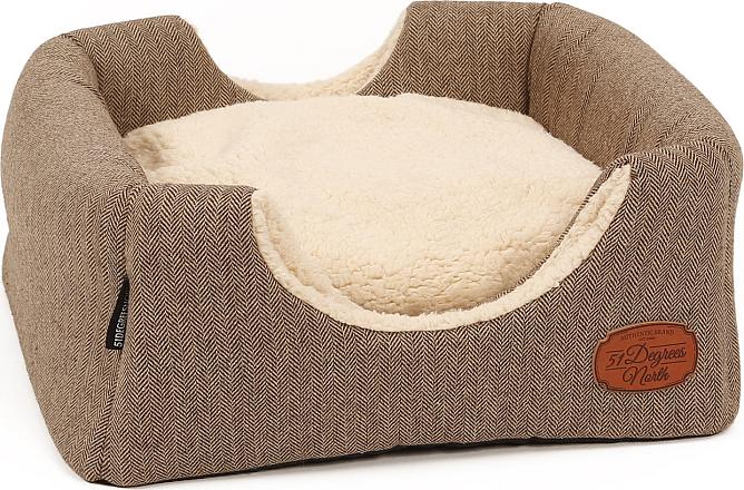 51 Degrees North kattenhuis Herringbone beige