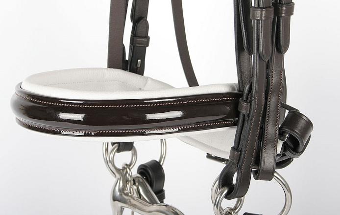 Harry's Horse hoofdstel stang & trens Chique bruin