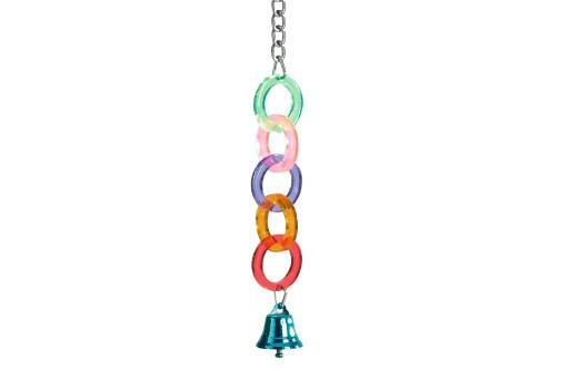 Beeztees Acryl ringen met bel.